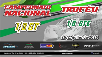 4ª Prova do Campeonato Nacional 1/8 GT e Trofeu 1/8 GTE